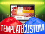 templates versus custom website design