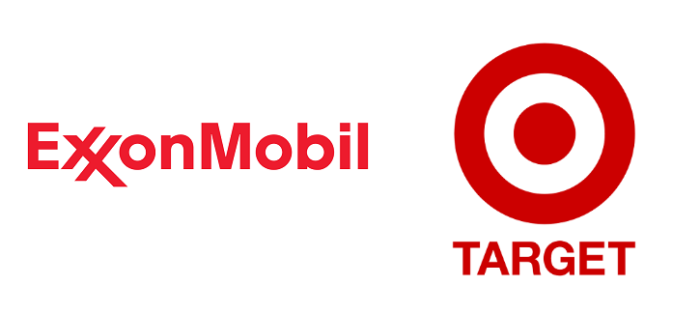 ExxonMobil & Target Logos